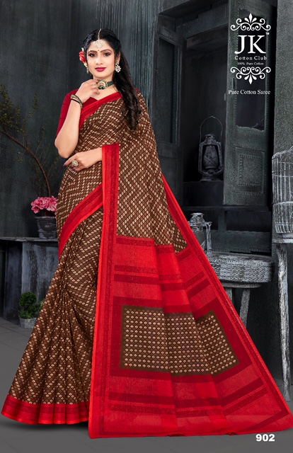 JK Kangana 9 Casual Wear Wholesale Cotton Saree Collection